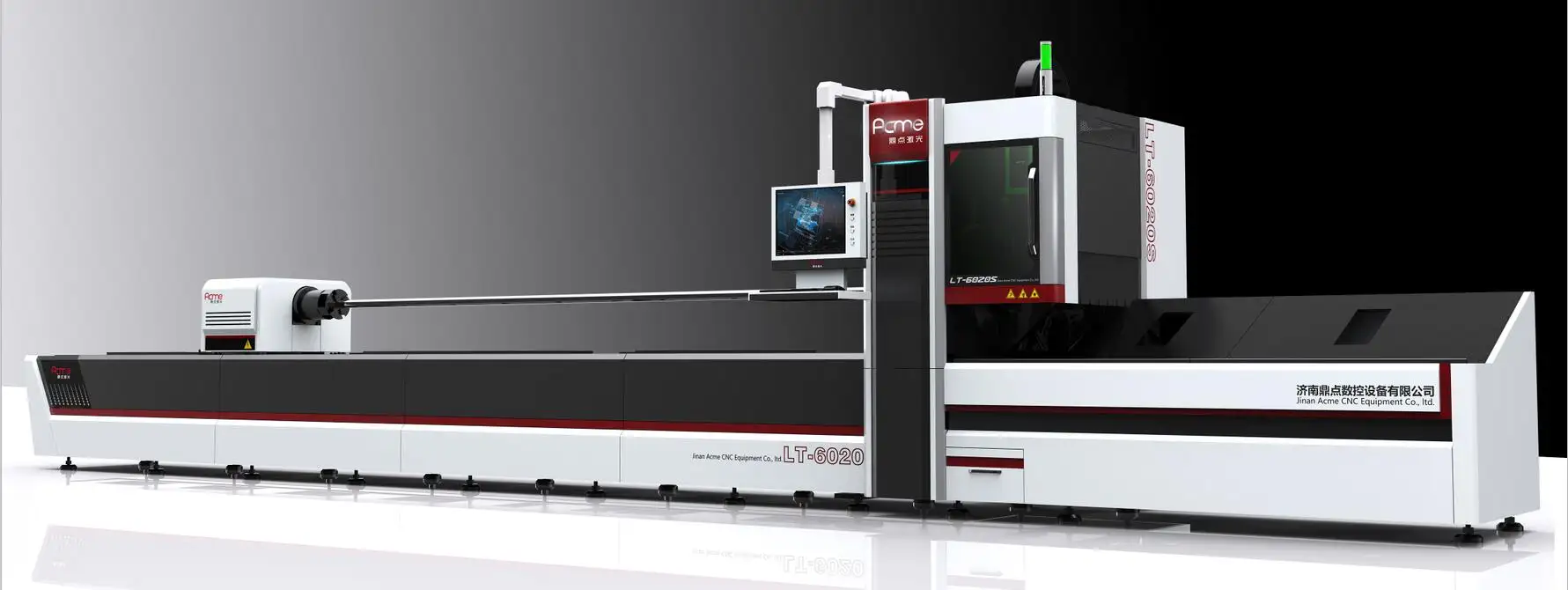 ACME Eficiente a máquina de Corte a laser de Tubo Mais popular LT-6020E