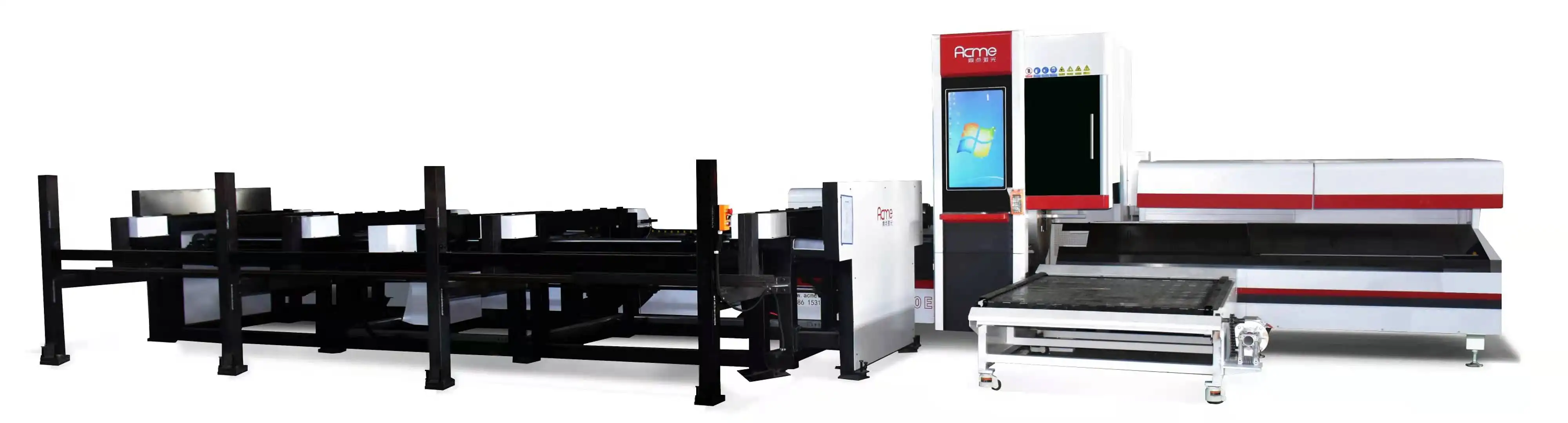 Machine de coupe de fibres CNC professionnelle haut de gamme avec système de chargement automatique
