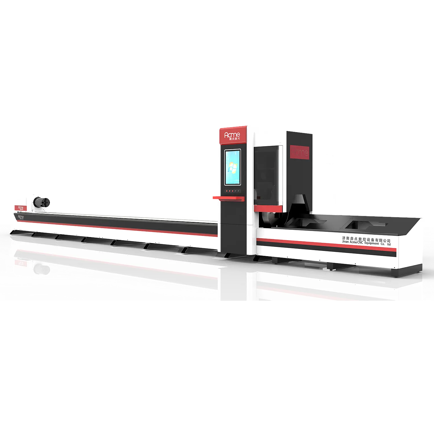 Machine de coupe laser de 6m de longueur, LT - 6012db machine de coupe de tubes métalliques