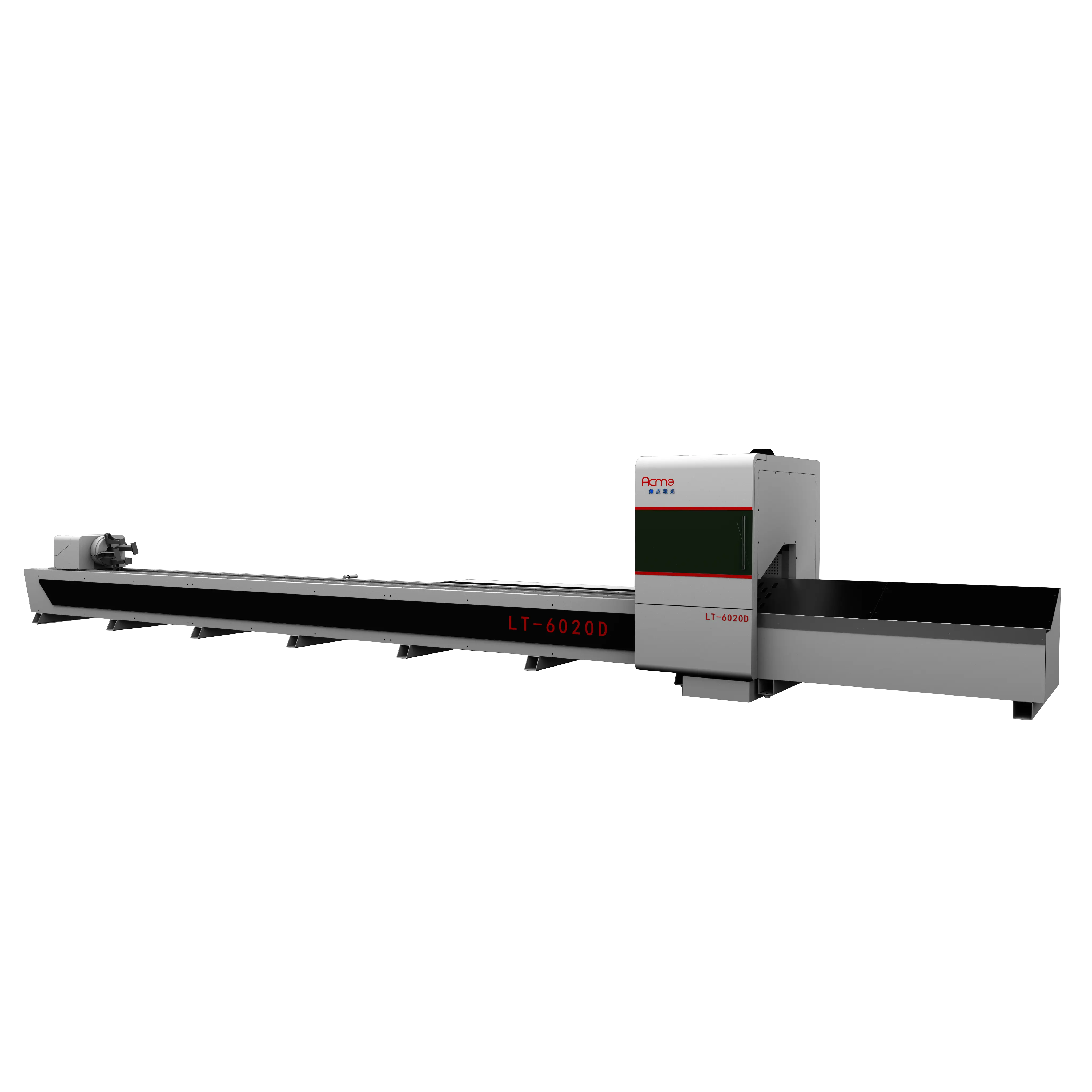 Machine de coupe laser tubulaire de type d avec mandrin de 200 mm de diamètre