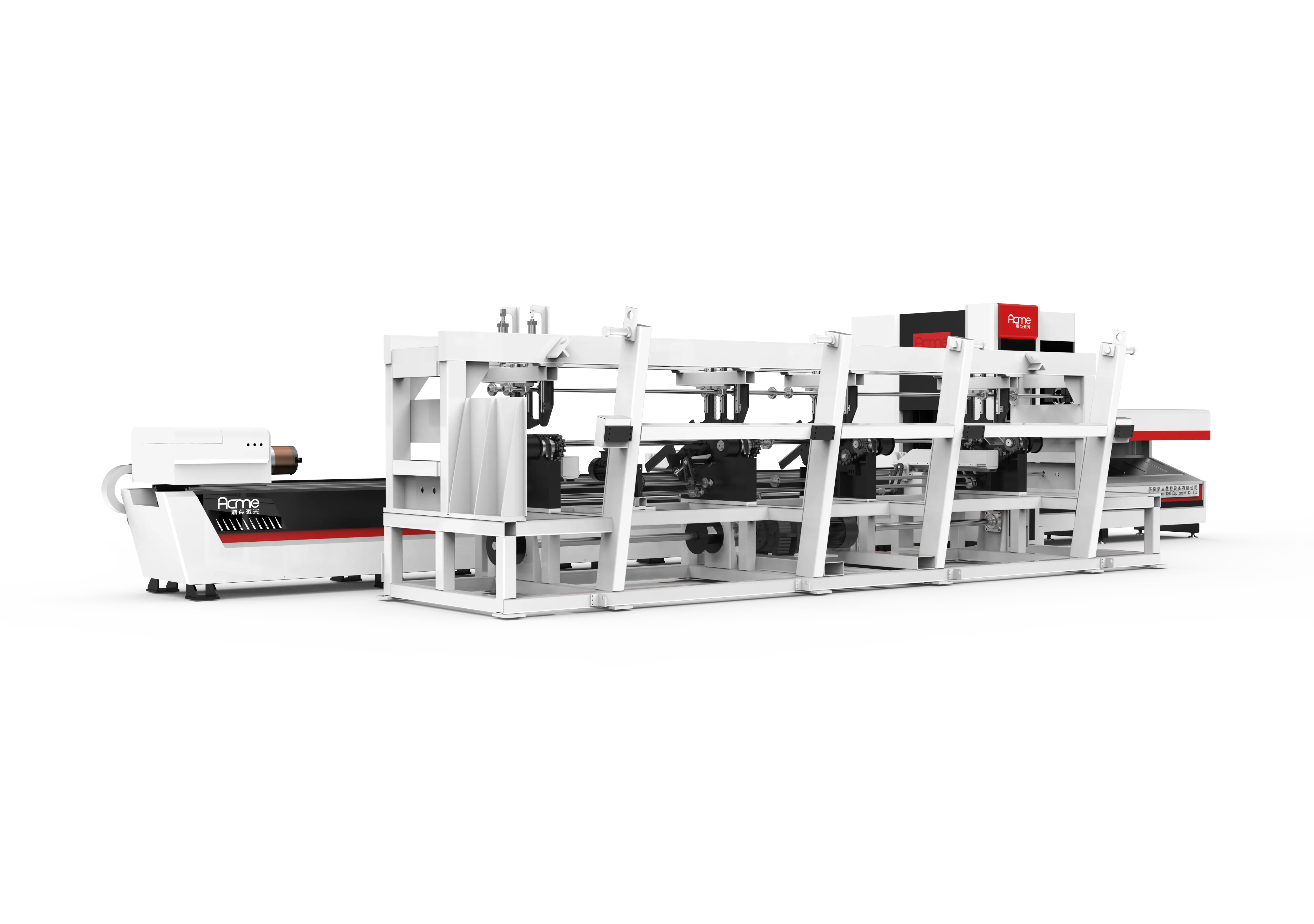 New Design Fully automatic fiber tubes cutting machine ACME LT-6025EH