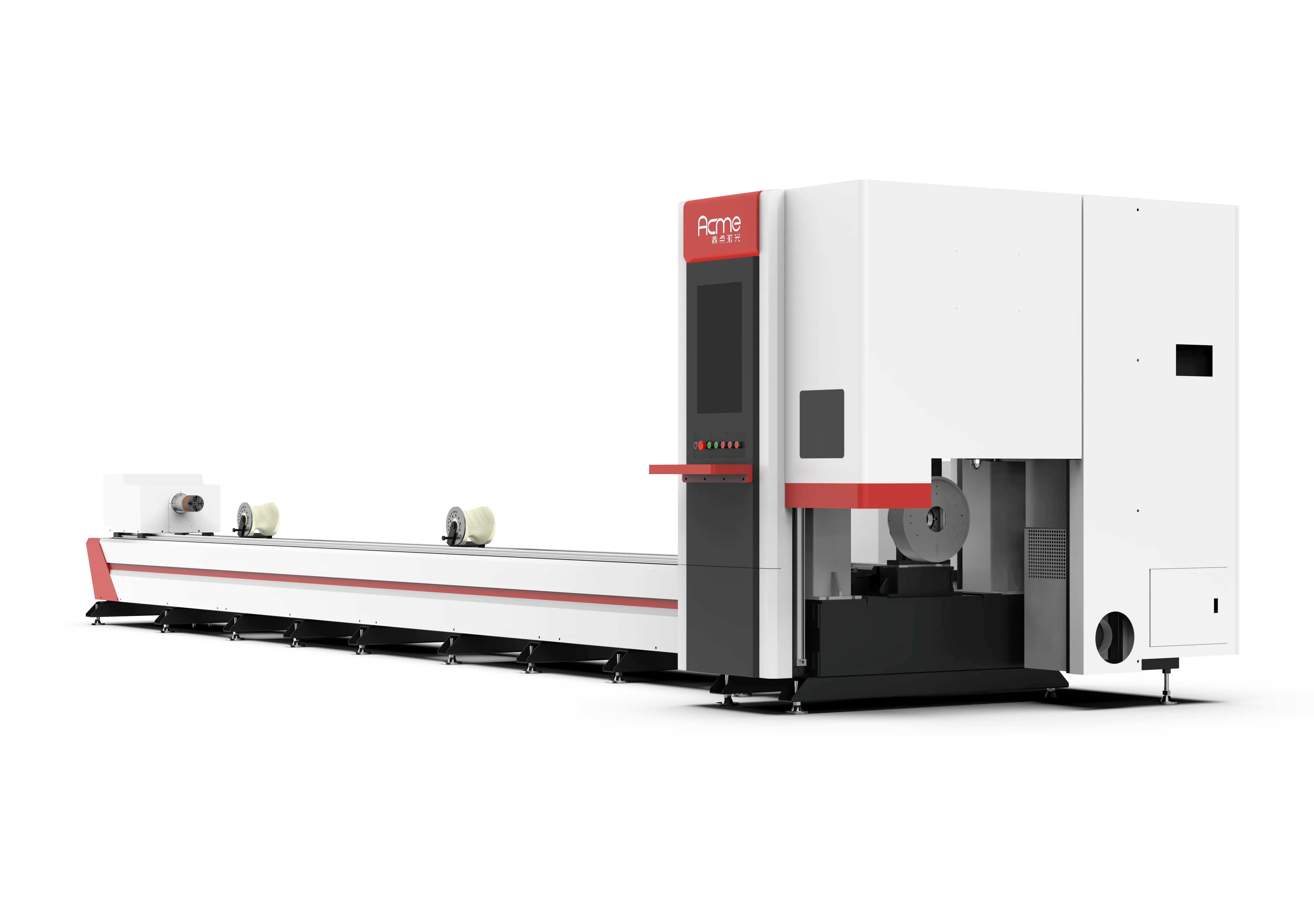 Machine professionnelle de coupe de tubes 1000w - 6000w CNC fibre laser cutter