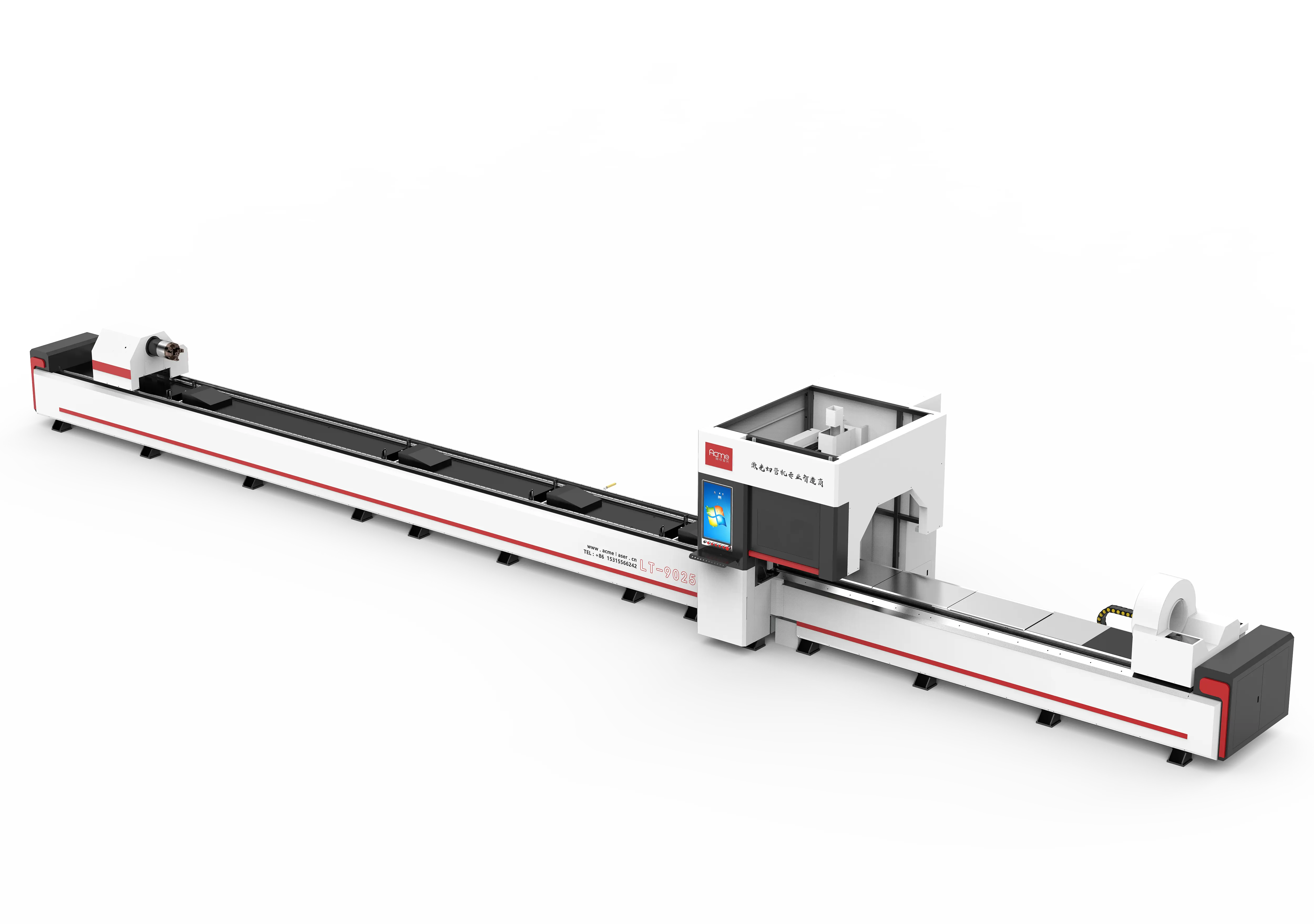 3 chuck máquina de corte de tubo de fibra cnc máquina de corte a laser