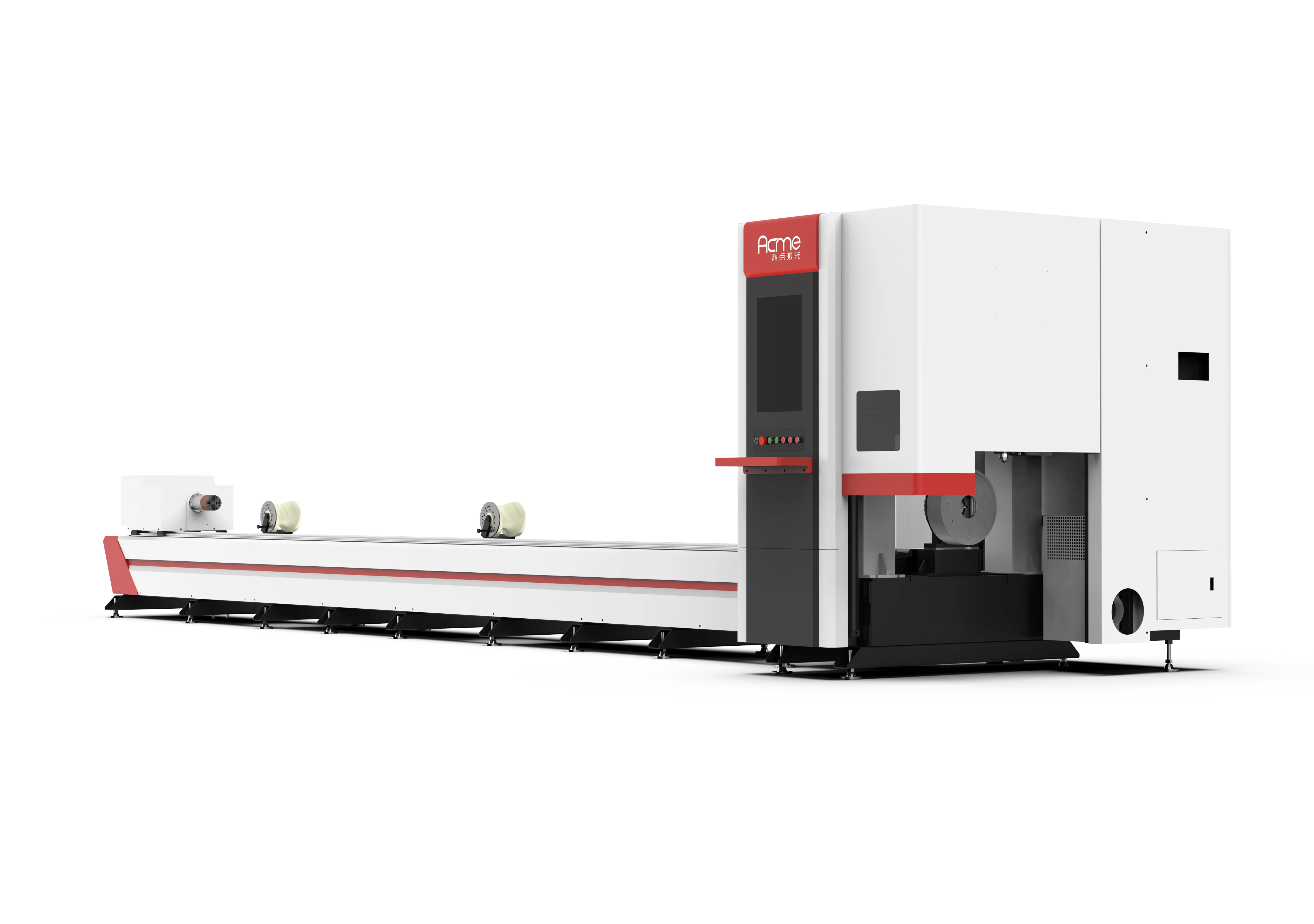 Machine de coupe laser à fibres optiques pour tubes en acier à commande numérique