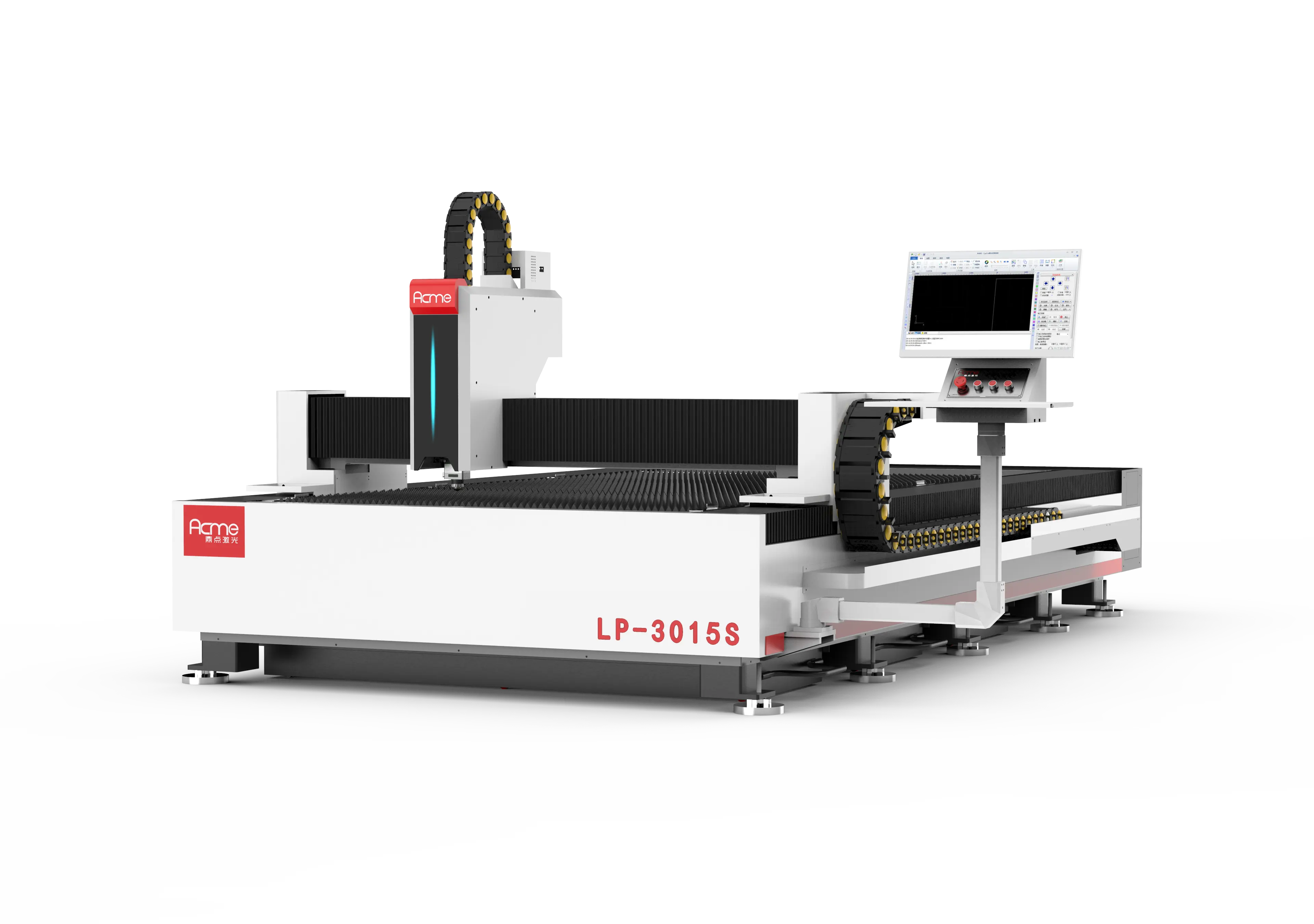 Placa de alta velocidade e custo-benefício folha-laser-corte-máquina LP-3015S