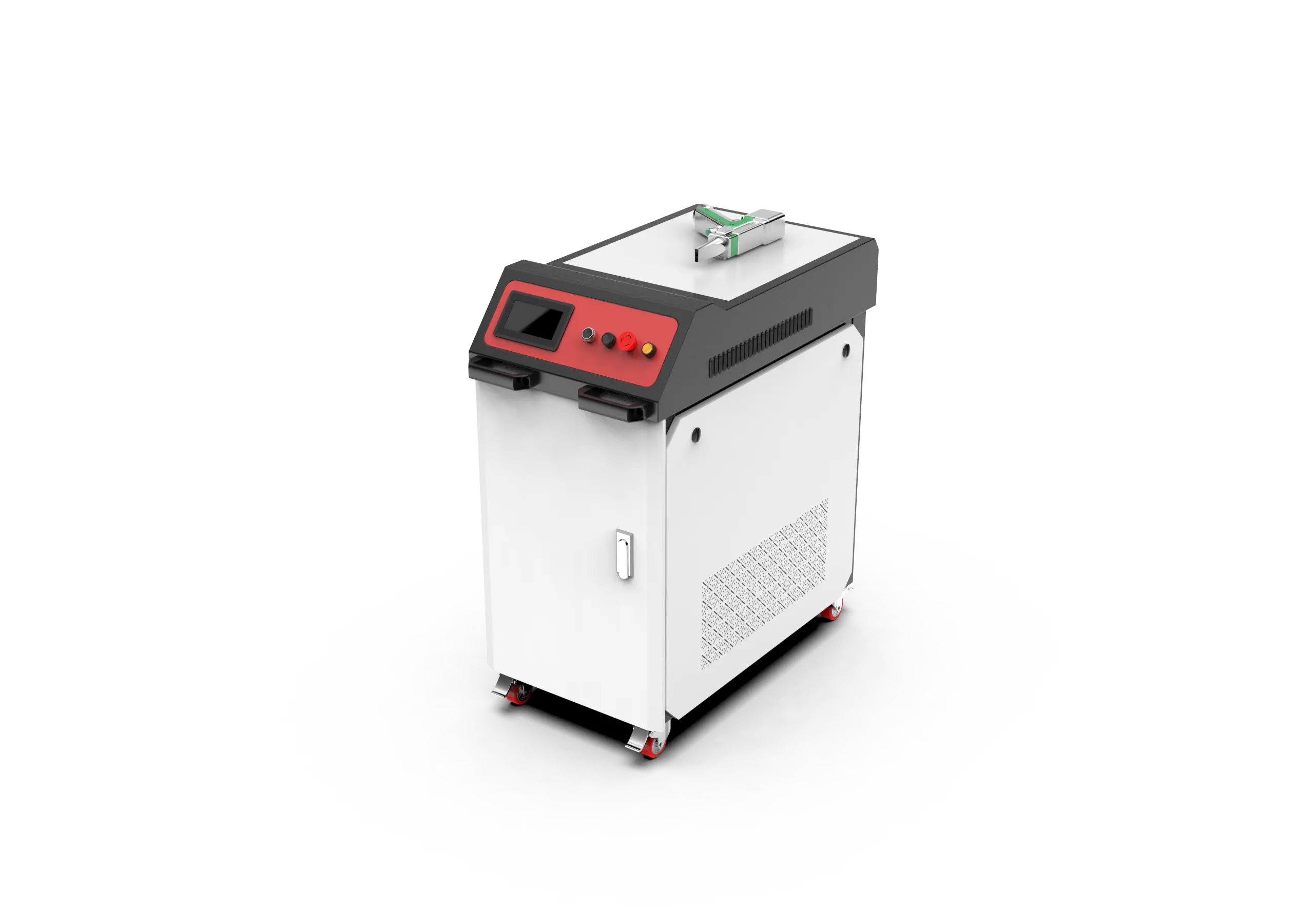 Machine portative de nettoyage laser à fibres optiques